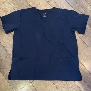 Blue Dagacci Scrub Top